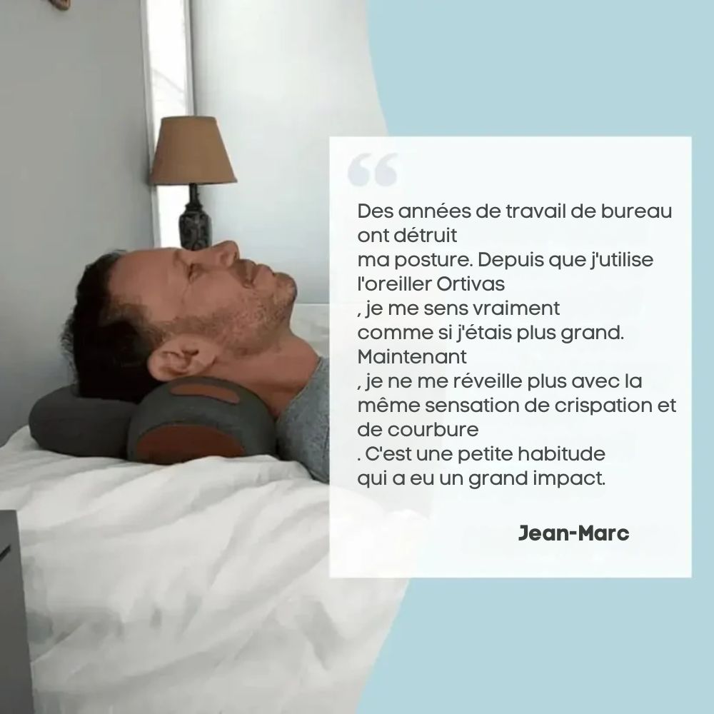 Oreiller de traction chauffant
