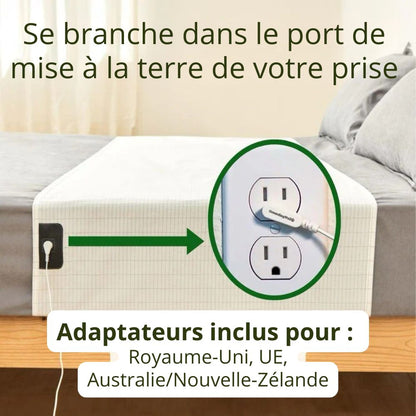 Drap de mise à la terre