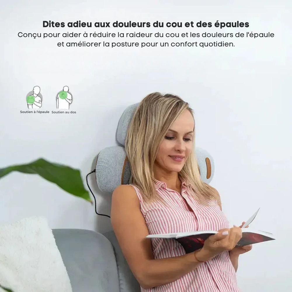 Oreiller de traction chauffant