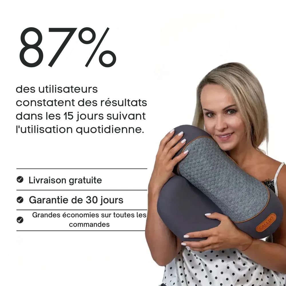 Oreiller de traction chauffant