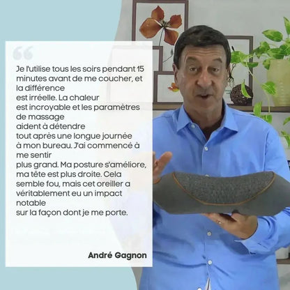 Oreiller de traction chauffant