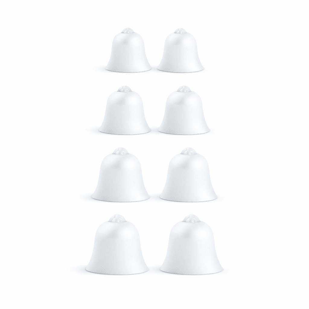 8 embouts en silicone souple