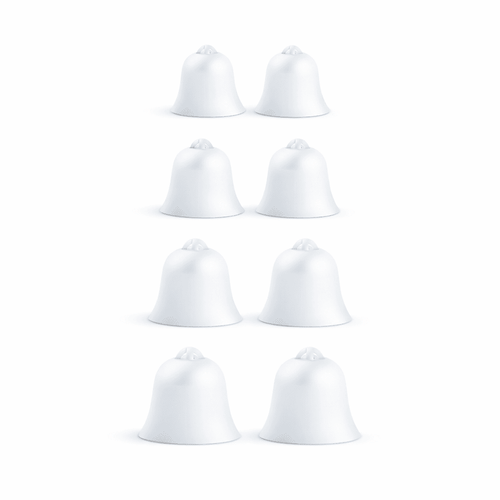 8 embouts en silicone souple