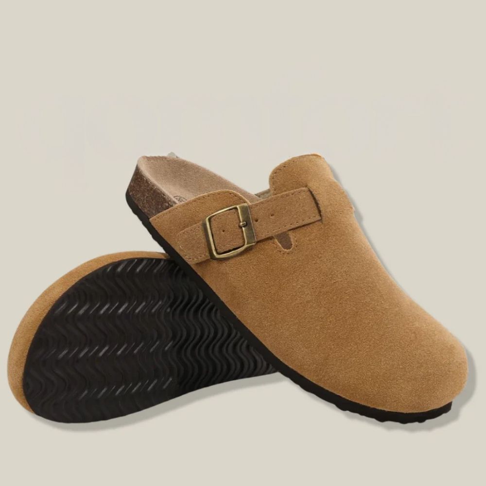 Chaussures élégantes en daim