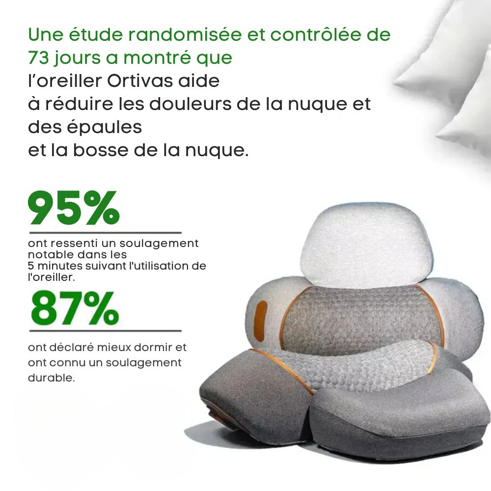 Oreiller de traction chauffant